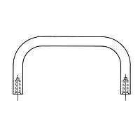RAF Electronic Hardware 8103-832-SS-20 Handle 1/4 OD X 1-1/4 Lg X 1.00 Ht Round handle