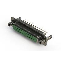 EDAC 628-M25-221-GT6 D-Sub Connectors - Standard Density Vertical Machined D-Sub Connector