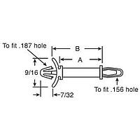 Eagle Plastic Devices 561-LT1000 Supports CB SUPPORT 1"