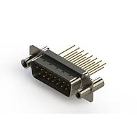 EDAC 627-M15-623-WT4 D-Sub Connectors - Standard Density Vertical Machined D-Sub Connectors