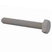 Essentra Components 010632H100 Cap Screw Hex Unslotted Bolt, #6-32 Thread, 1 Lg