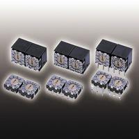 Nidec Components S-7050EC Rotary Switches 7mm code hex real, top adj., thru hole