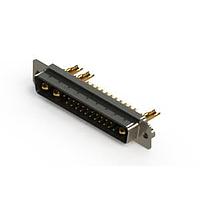 EDAC 627-25W3622-2T2 Mixed Contact D-Sub Connectors Vertical Combo Dsub