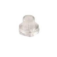 C&K 399EA0000 Round Round cap, clear no marking