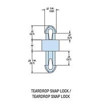 Heyco 10491 Metric Spacing HSP-MDLS-1-22M NAT NYL PCB Support