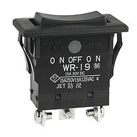 NKK Switches WR19AT/CUL Rocker Switches SPST SPDT ON OFF ON SCRW LUG W/ EPOXY SL