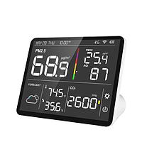 Temtop M100 Wireless Air Quality Monitor (0-5000 PPM, 0-999 µg/m3, with Wifi 2.4GHz/5GHz)