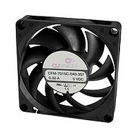 Same Sky (formerly CUI Devices) CFM-7015C-250-406 Axial dc axial fan, 70 mm square, 15 mm, 24 Vdc, omniCOOL, 5000 RPM, 32.10 CFM