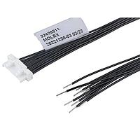 Molex 224092-1104 Discrete Wire Cable Assemblies CLIK-Mate-to-Pigtail OTS Cable Assembly 1.25mm P SR 600.00mm Length 10 Ckts WHT