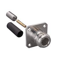 Linx Technologies - TE Connectivity CONN008-W Panel Receptacles N Type Plug 50 Ohm Panel Mount Crimp
