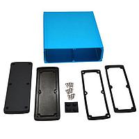 Bud Industries EXN-23366-BL PCB Enclosure Extruded Aluminum Enclosure Blue (2.4 X 7 X 8.2 In)