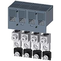 SIEMENS 3VA93740JJ24 Wire Connector BRKR 3VA5/6 400A 4P LUG W/CVR 1W 2W