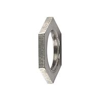 HellermannTyton B-M20 Conduit Fittings & Accessories HelaGuard Metal Locknuts, Metric Thread, 20mm, Nickel Plated Brass, Silver, 10/pkg