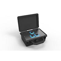 NEUTRIK NO4SBB2D-A Fiber Optic Connectors opticalCON breakout box: 1x NO4FDW-A to 2x NO2-4FDW-A (channels A and B connected, for TX/RX applications)