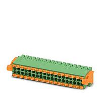 PHOENIX CONTACT 1790658 Plugs 19 Pos 3.5mm Dbl Row Plug 24-16AWG Sprin