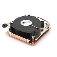 Rego Electronics RG3124AF1-BF(Z) CPU Cooler Copper stacked finsBlower 80x15 w/ PWM