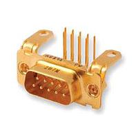 C&K Aerospace 340100101BDEM9PNMBOL3 D-Sub Connectors - Standard Density D Sub Standard Density connector, Through Hole, 9 Contacts, Male Pin, 200 Gamma