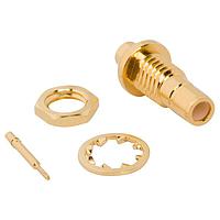 Amphenol RF 142301 Connectors SMB BULKHEAD JACK .085 S/R GOLD