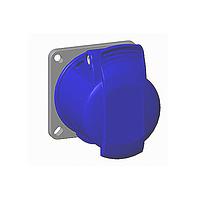 Amphenol Tuchel 2CMA193146R1000 Connectors 2P+E Panel Mounted Socket Outlet. Replaces Part# 216R6