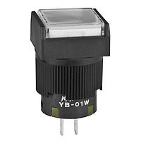 NKK Switches YB01WKW01-2CF24-JB Panel Mount Indicators / Switch Indicators SQ BSHG MNT SEAL 24V RED/GRN LED CLR/WHT