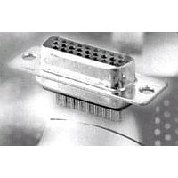 Kycon K86X-ED-15S-KJ30 High Density D-Sub Connectors HD15F VERT FRMD W/BSH J/S 30U F