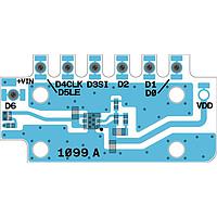 Quantic X-Microwave XM-B2E4-0804D-SP Bias Controller Bias Controller, ADP7142ACPZN-R7 [PCB: 1099]Spring Pins