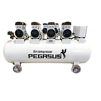 PEGASUS TM-OF1100*4-500L Oil Free Silent Air Compressor (220V, 8 Kg/cm, 500L)
