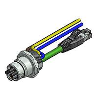 Amphenol CONEC 57-02621 Ethernet Cables / Networking Cables ENP-17-1-FSPBU2PEDST4-V3-45S-RS8.33-0,5/0,5/G6/250/034
