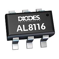 Diodes Incorporated AL8116W6-7 LED Lighting Drivers LED Offline Driver SOT26 T&R 3K
