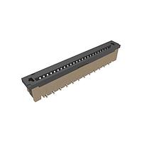 Amphenol FCI SFW24S-2STE1LF Connectors 1.00mm Flex Connector, SFW Straight series, 24 Position, Top Entry Surface Mount, ZIF