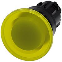 SIEMENS A6X30137507 Mushroom ILLUM. MUSHROOM PUSHBUTTON. 40MM. YELLOW
