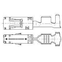 AMP Connectors - TE Connectivity 967541-1 Quick Connect 2.8MM SENS FLA-KONT