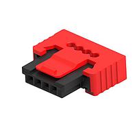 ERNI - TE Connectivity 214025-E Headers & Wire Housings 4-PIN,FEMALE,IDC2426POS.R/A