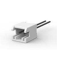 AMP Connectors - TE Connectivity 5-1376492-2 Shrouded 2.5 SMC HDR 2P WHITE TAPE