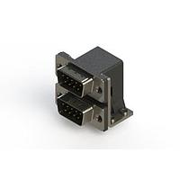 EDAC 661-009-664-051 Dual Port D-Sub Connectors Right-angle Dual Port D-Sub Connector