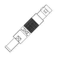 LEMO FGG.00.302.CLAD22Z Connectors STRAIGHT PLUG MALE W. CABLE COLLET