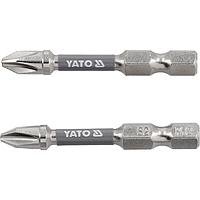 YATO YT-78020 Screwdriver Bits (PH1x50mm, 1/4")