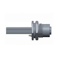 Amphenol LTW MSAS-06PFFS-SF8B20 Sensor Cables / Actuator Cables M Series Sensor Connector, M12, A Code, Metal, 2A, 06 pins, Female Connector, Female Contact, Hexagonal, Screw Thread, Solder, Receptacle With Cable/Wire, Length 200mm, IP68