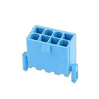 Molex 172447-0608 Headers Mini-Fit Versa Color Hdr, DR, Vrt, w/Peg 8Ckt SN GW Blue