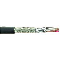 Alpha Wire M39111 BK002 Multi-Conductor Cables 14 AWG 2 Conductor Foil 600V PVC/Nylon, PVC 500 ft Spool - Black