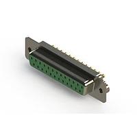 EDAC 628-M25-622-GN2 D-Sub Connectors - Standard Density Vertical Machined D-Sub Connector