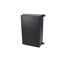 Bud Industries CU-5247-B Enclosures Econobox Diecast Aluminum Box, Bracket and Cover Black (7.4 X 4.7 X 2.2 In)