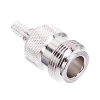 Amphenol Times Microwave Systems SC-100-NF Connectors N-Female (jack) crimp connector, solder pin