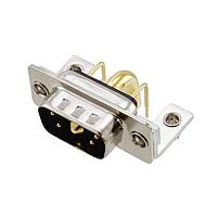 NorComp 684S5W1103L461 Mixed Contact D-Sub Connectors IP67 POWER-D 5W1 40A R/A MALE