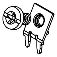 Keystone Electronics 8184-6 Screw Terminals SCREW TERMINAL W/ GREEN SCREW HEAD