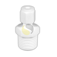 Sterling Sensors CYACF01/81QP00P0 Adjustable PTFE Compression Fitting (1/4" BSPP to suit 1/8" - PTFE Parallel thread)