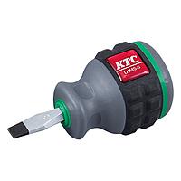 KTC D1MS-6 plastic grip stubby screwdriver (25mm x 75mm, flat)