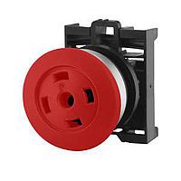 Eaton M22-DRP-R-X Pushbutton Operators MTN MUSHROOM PB RED BUTTONLESS