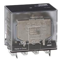 Schneider Electric Relays 784XDXC-12D Cube 784 Ice Cube Relay 4PDT, 15A, Plain Cvr