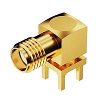 GCT (Global Connector Technology) RFPC-SMA27-F Connectors SMA RAJck PCB Mt - Thru hole 6GHz